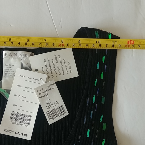 Spanner Ladies Sequence Tank Top NWT Size Medium Stretches Material - Picture 8 of 14